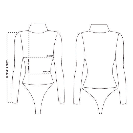 Women's Taupe High Neck Bodysuit | Full sleeves | HERMAN&CO