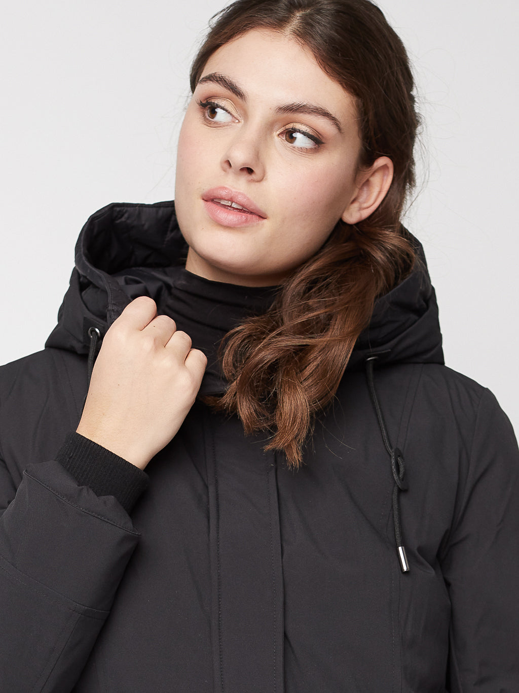 Manteau mi-cuisse semi-ajustÃ©