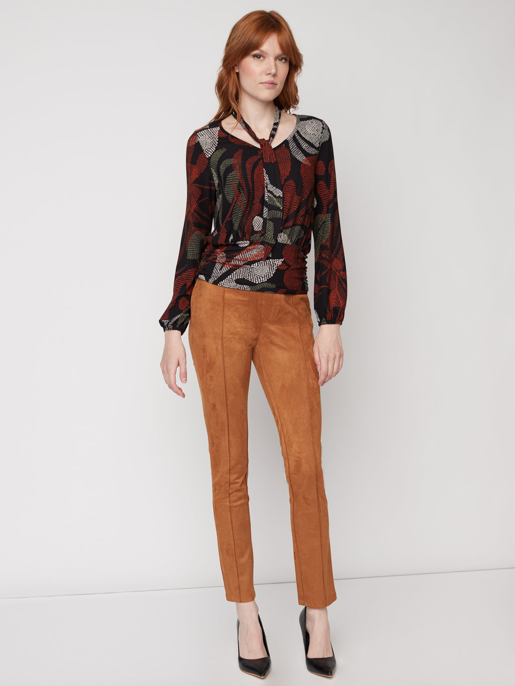 Pantalon skinny en faux-suÃ¨de