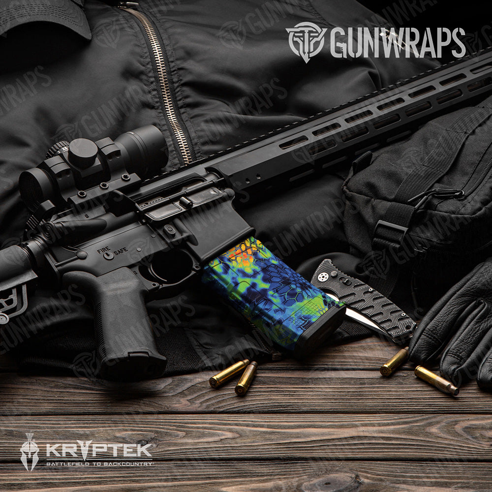 AR 15 Digital Militant Charcoal Camo Gun Skin Vinyl Wrap