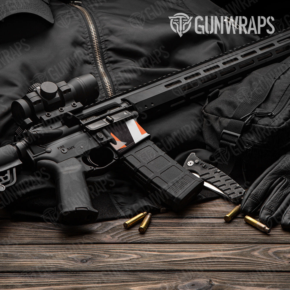 Orange Camo Skin For GunWraps AR-15 Rifle — MightySkins