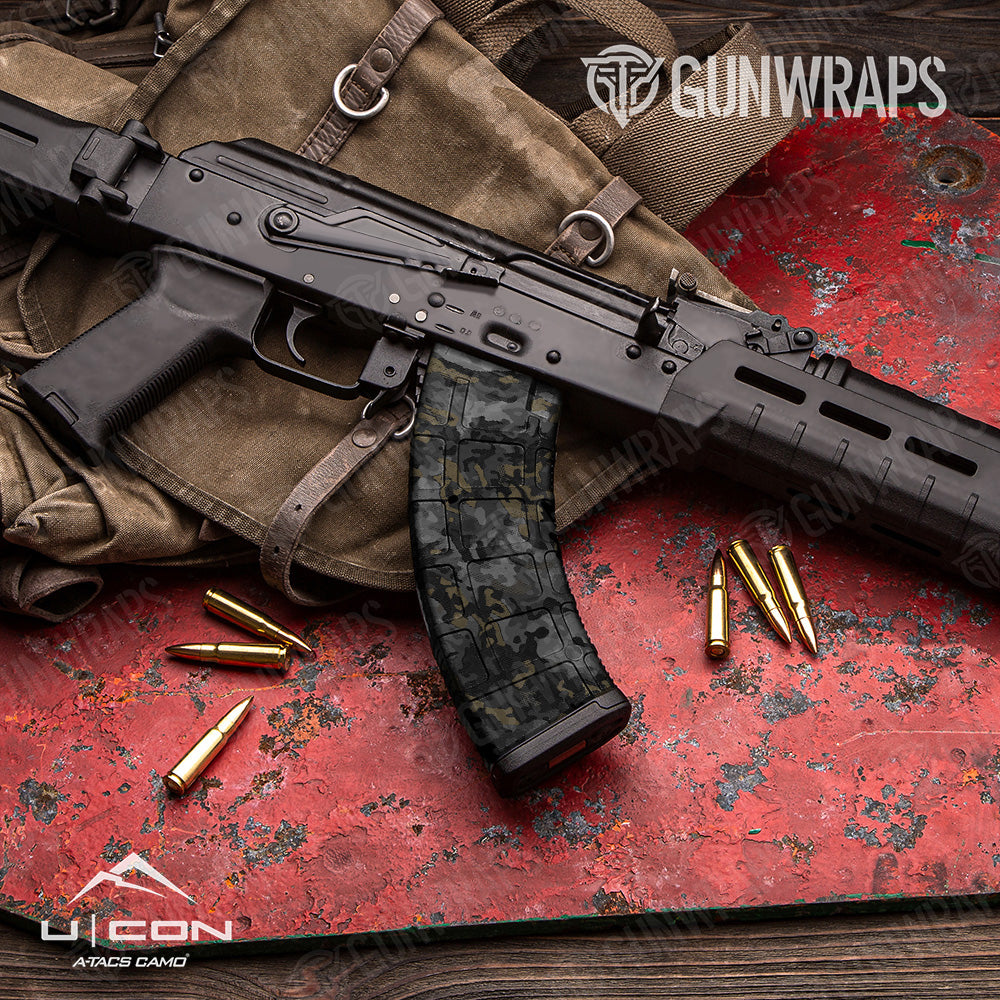 A-TACS UCON Original Camo Gun Skin Vinyl Wrap Film for AK 47 Mag –