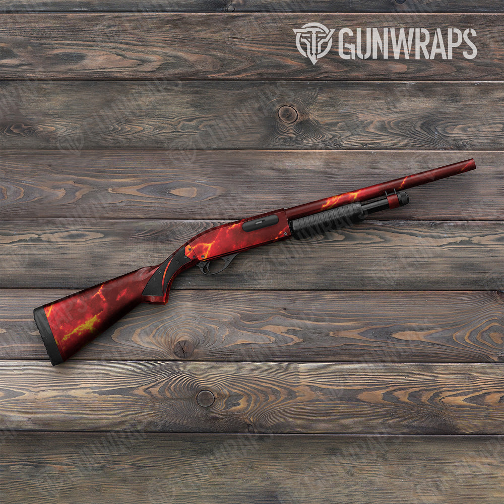 Stone Lava Rock Marble Gun Skin Vinyl Wrap for Shotgun