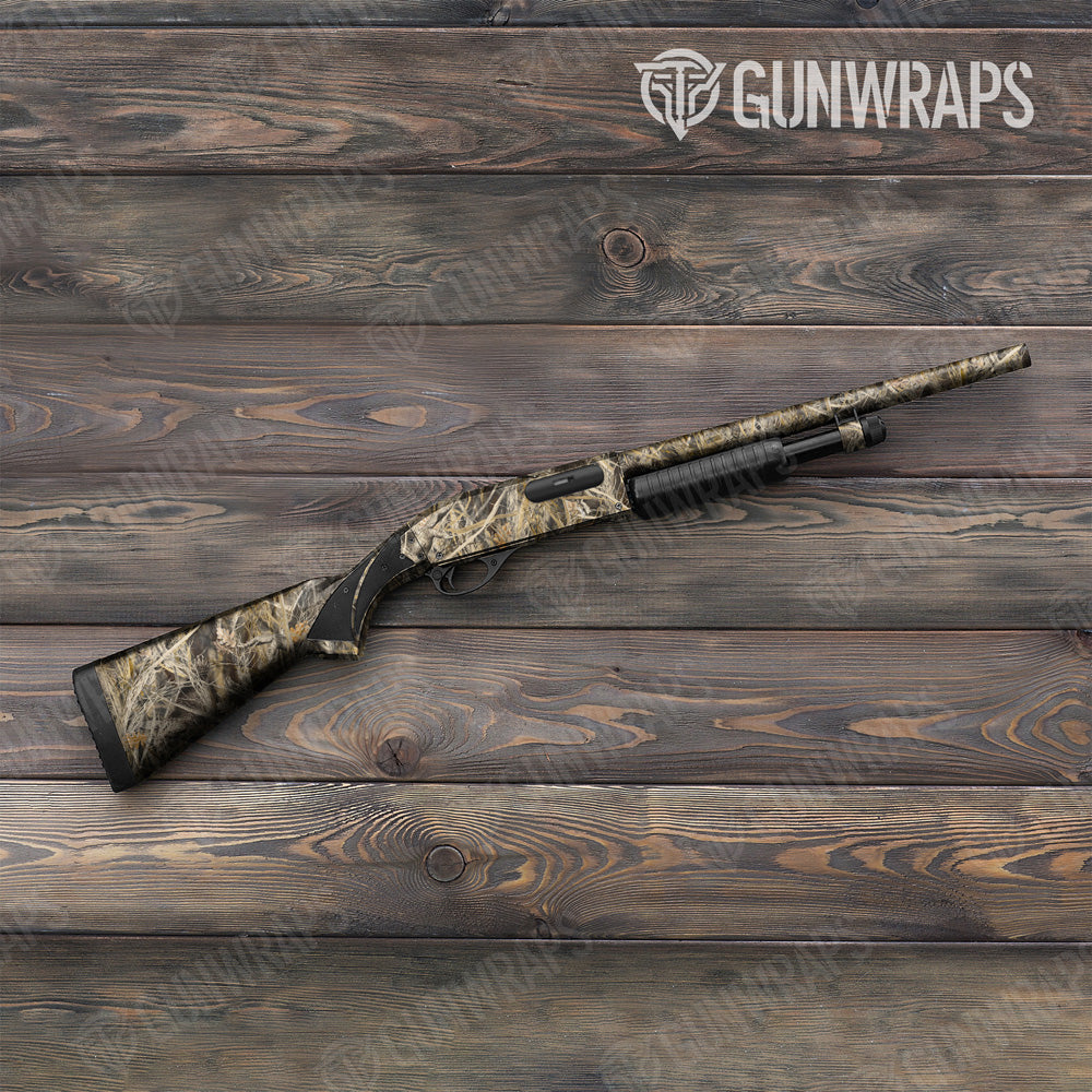 Nature Dry Grassland Duck Camo Gun Skin Vinyl Wrap for AR 15