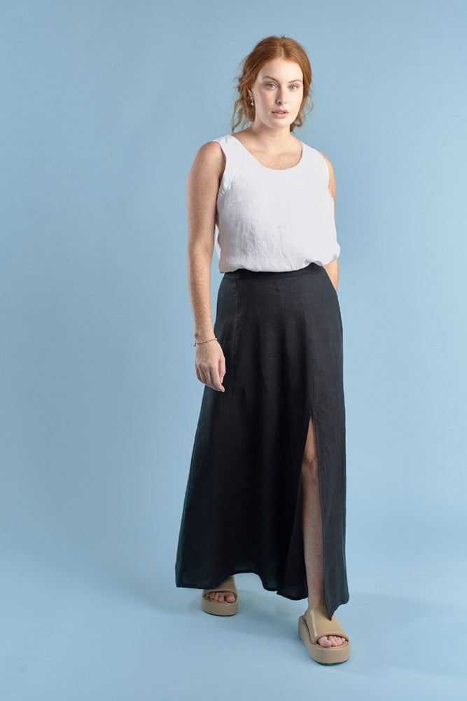 Linen Harem Skirt – Echora