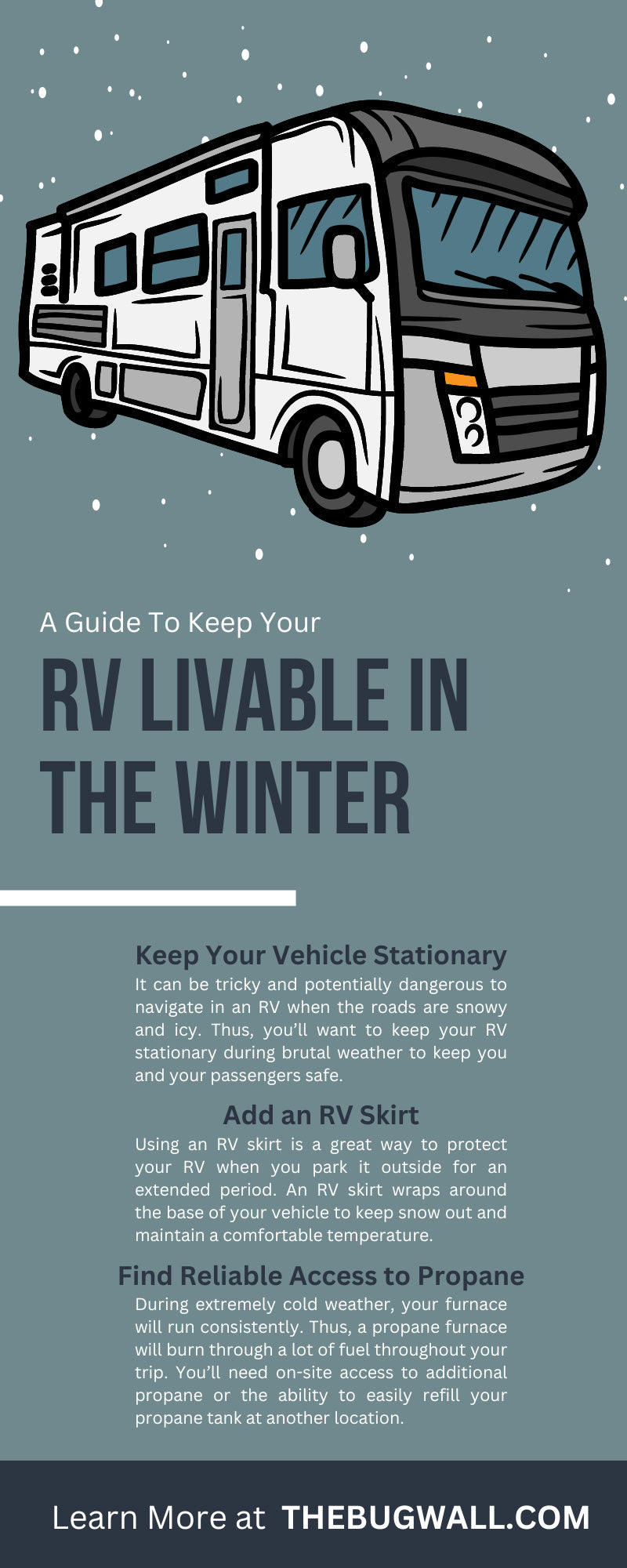 A Guide To Keep Your RV Livable in the Winter