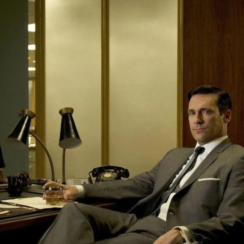 A photograph of the character Donald Draper from the TV Series Madmen used as a Blog Image - The Bicyclist