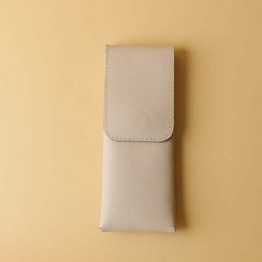 Leather Pouch for Pens in Tan – Bicyclist: Handmade Leather Goods