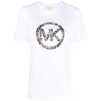 Velvet Logo CottonJersey TShirt  Michael Kors