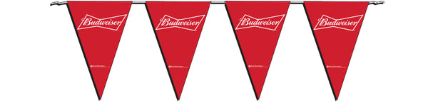 Budweiser Single Sided Pennant String