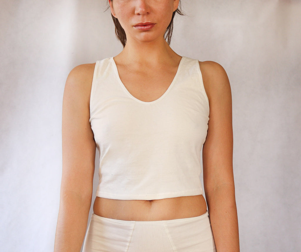 Yoga Sport Bra Organic Cotton Top – Tatiana's Threads
