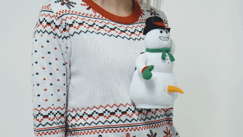 3D Animated Happy Snowman