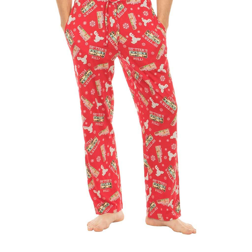 Christmas Red Pajama Pants Customized Brand Design Loungewear