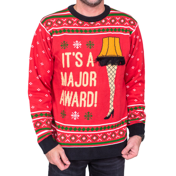  Mirror Ugliest Sweater Award Adult Green Ugly Christmas Sweater  (X-Small) : Clothing, Shoes & Jewelry