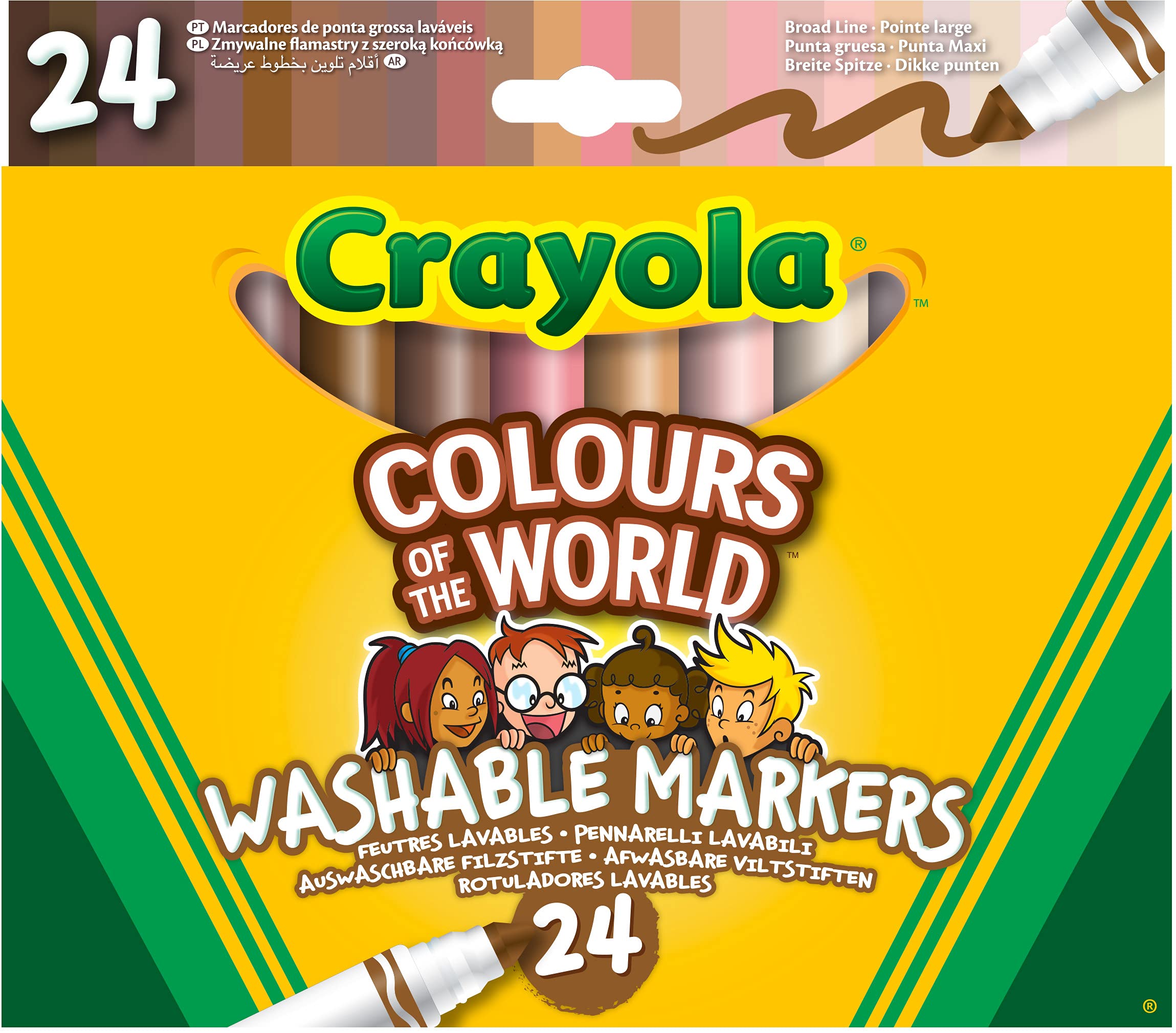 CRAYOLA SUPERTIPS 24 PACK WASHABLE MARKERS – Hopkins Of Wicklow