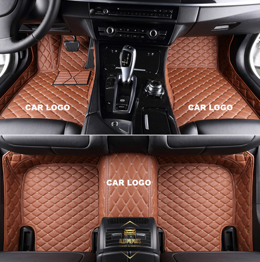 Luxurious Orange Floor Mats/Car Mats- Custom Made – All Time Mats