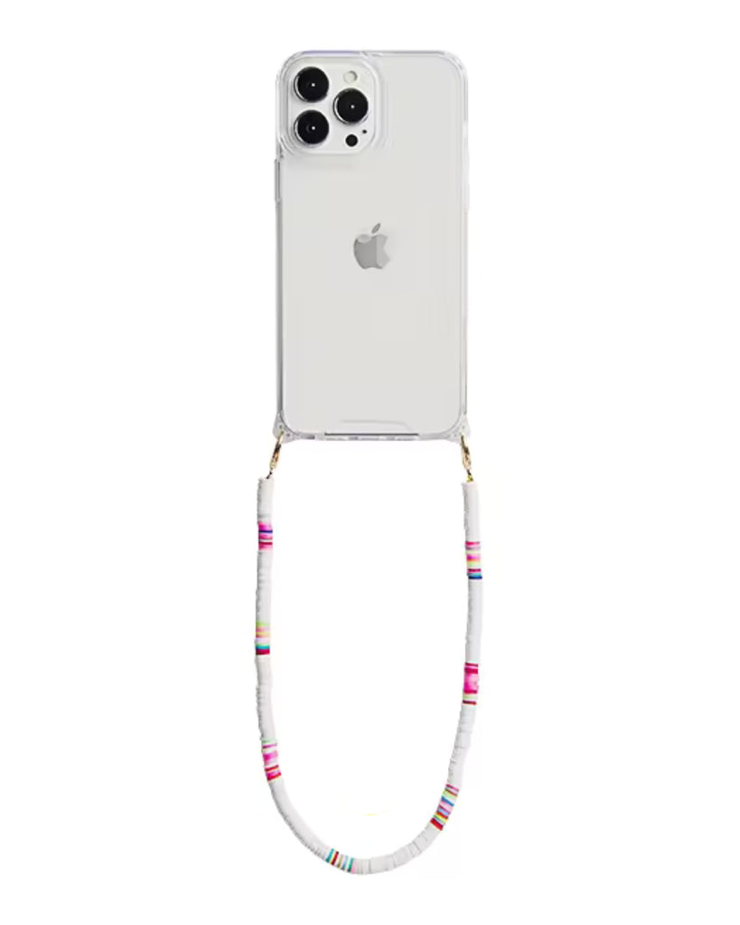 telefoonketting wit