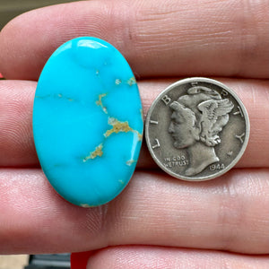 Turquoise Mountain Turquoise Cabochon 23 Carats - turquoisematrix