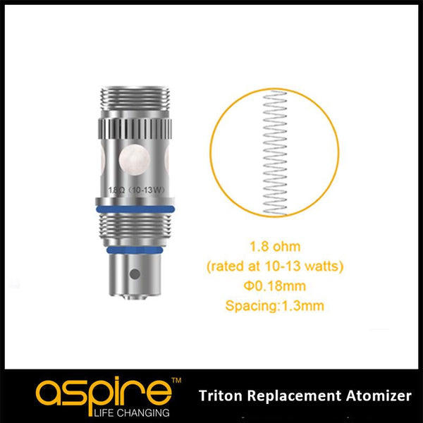 ASPIRE COILS | Atlantis | Genuine 0.3 ohm / 1.0 ohm / 1.8 ohm Coils | ADD 5 FOR Pack | UK | MHRA