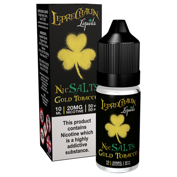 LEPRECHAUN LIQUIDS | Nic Salts | Genuine 10ml E-Liquids | 10mg 20mg | UK