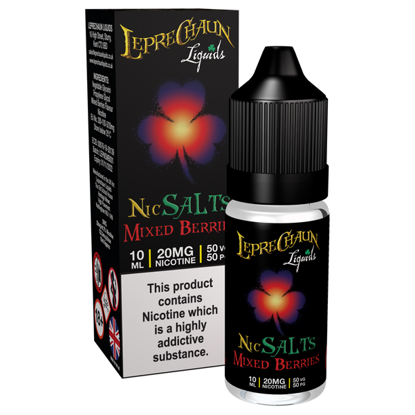 LEPRECHAUN LIQUIDS | Nic Salts | Genuine 10ml E-Liquids | 10mg 20mg | UK