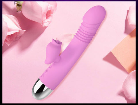 Sense Pleasure: Vibrador Rabbit Vai e Vem Ponto G