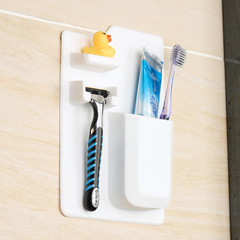 Mighty Silicone Toothbrush Holder, Toothbrush wall Holder Shaver
