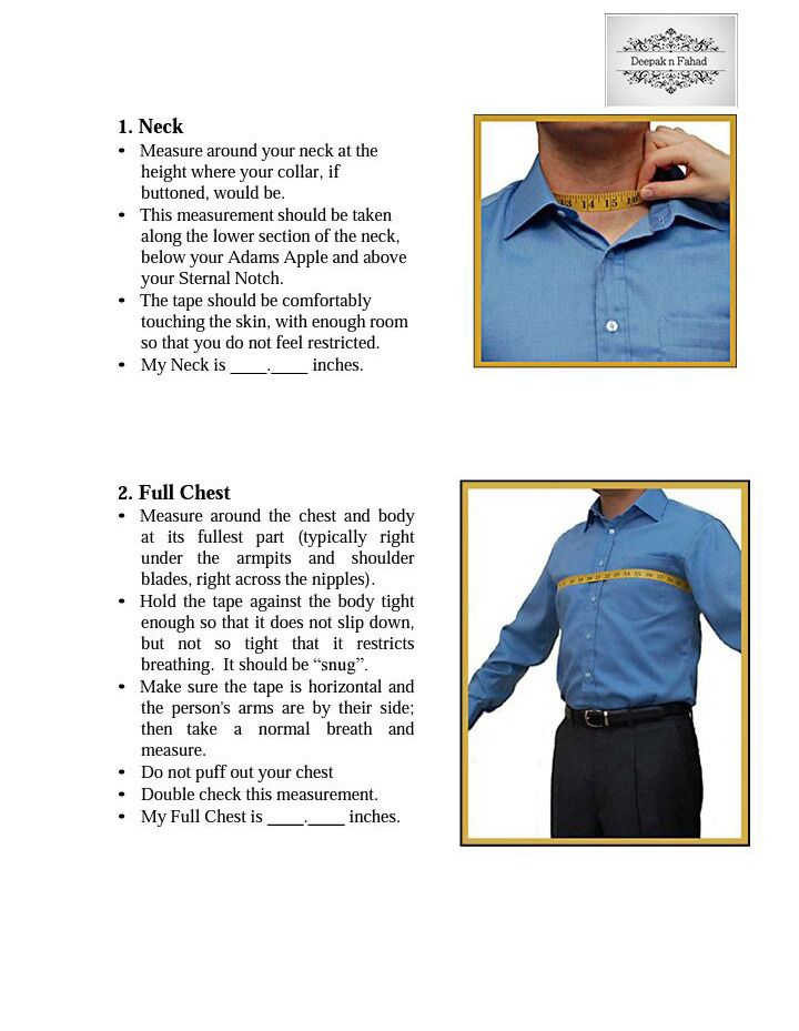 MEASUREMENT PROCEDURE – DEEPAK & FAHAD