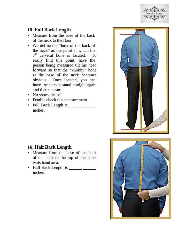 MEASUREMENT PROCEDURE – DEEPAK & FAHAD