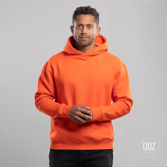 Orange Oversize Hoodie