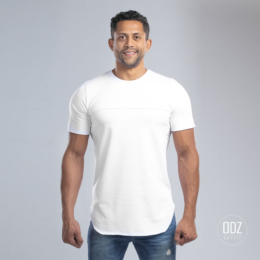 White Raw Edges T-shirt