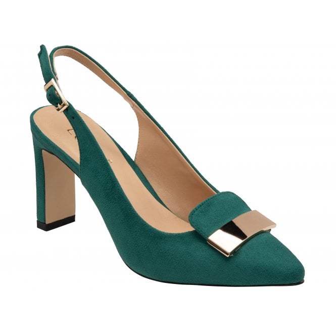 LOTUS Elyse Green Heeled Shoe | SHOOZZ | Reviews on Judge.me