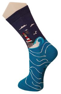 Chaussettes marine pour les vacances en bord de mer