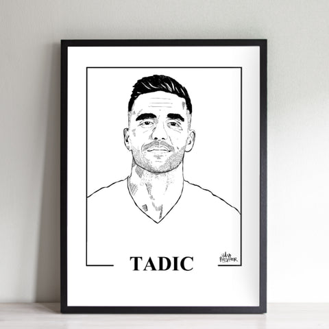 Dusan Tadic poster tekening hans Breuker