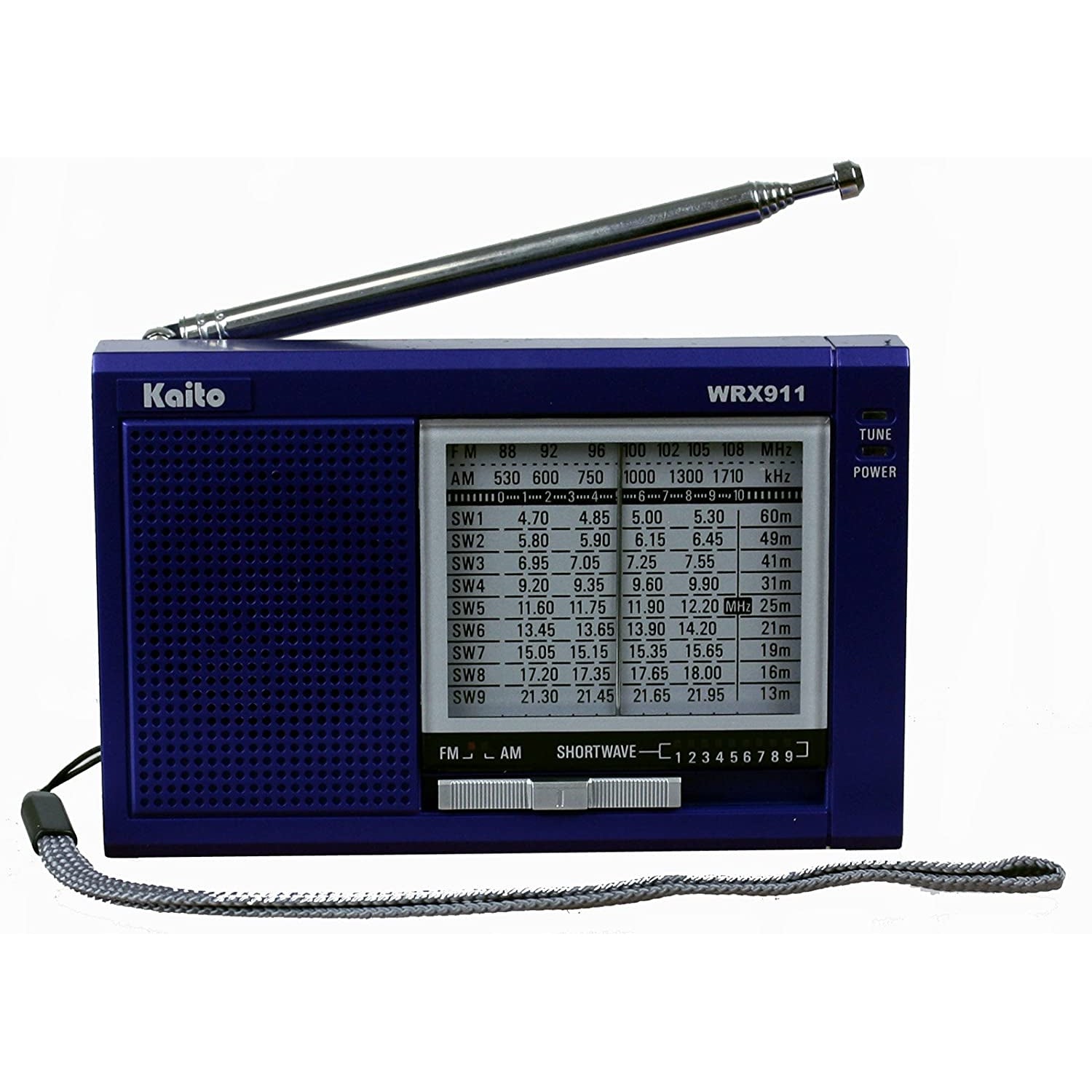 Kaito WRX-911 AM/FM Shortwave Radio, Blue – Kaito Electronic Inc