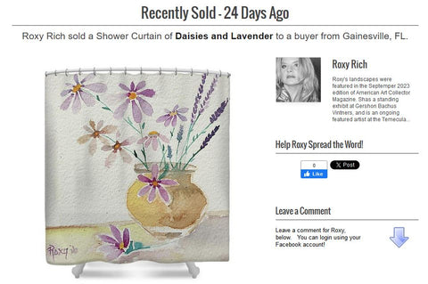 sold shower curtain