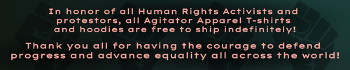 Human rights, protestor apparel 