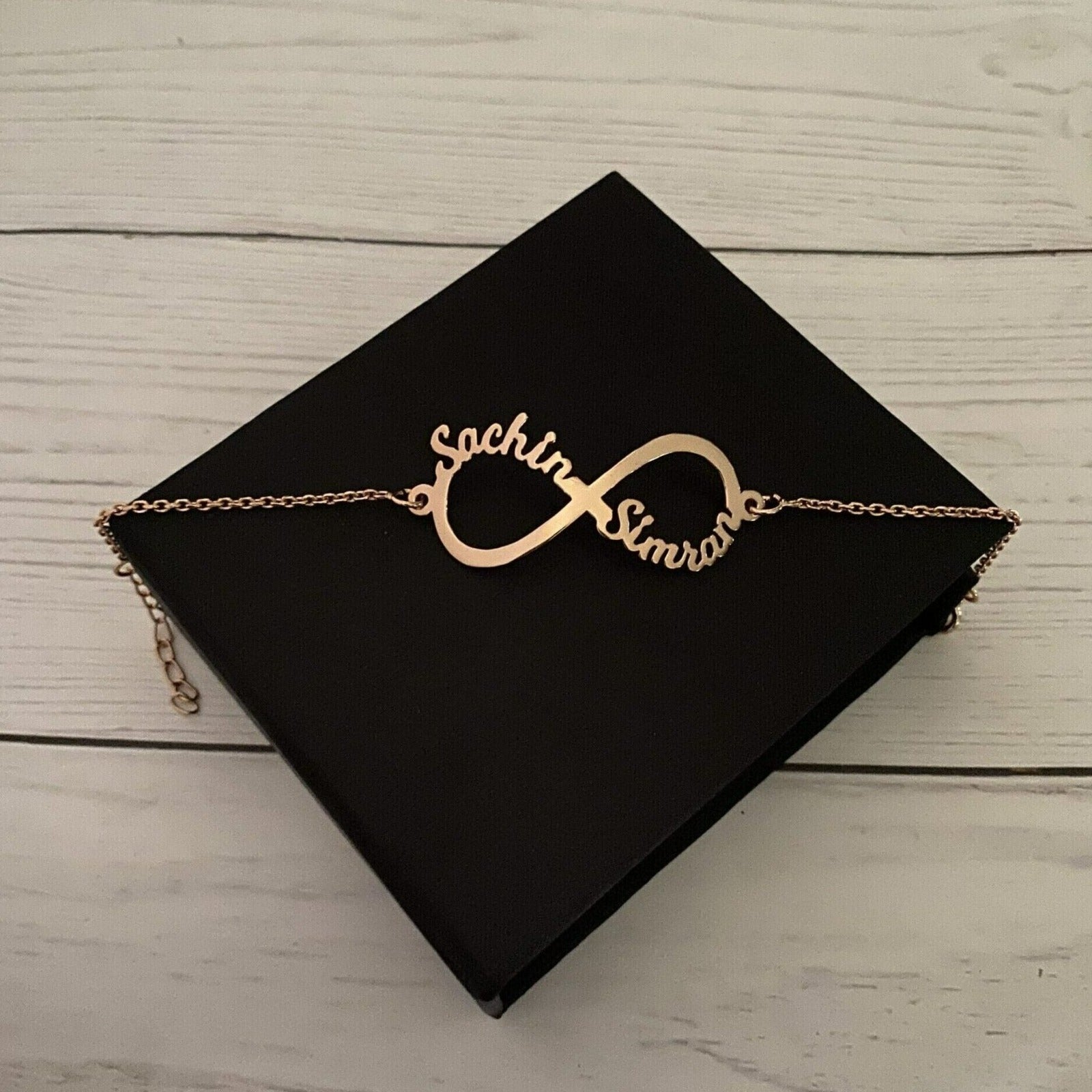 Beautiful Gift in Sharjah Dubai | Personalized Bracelet with 2 Names –  Necklaces by Samaa