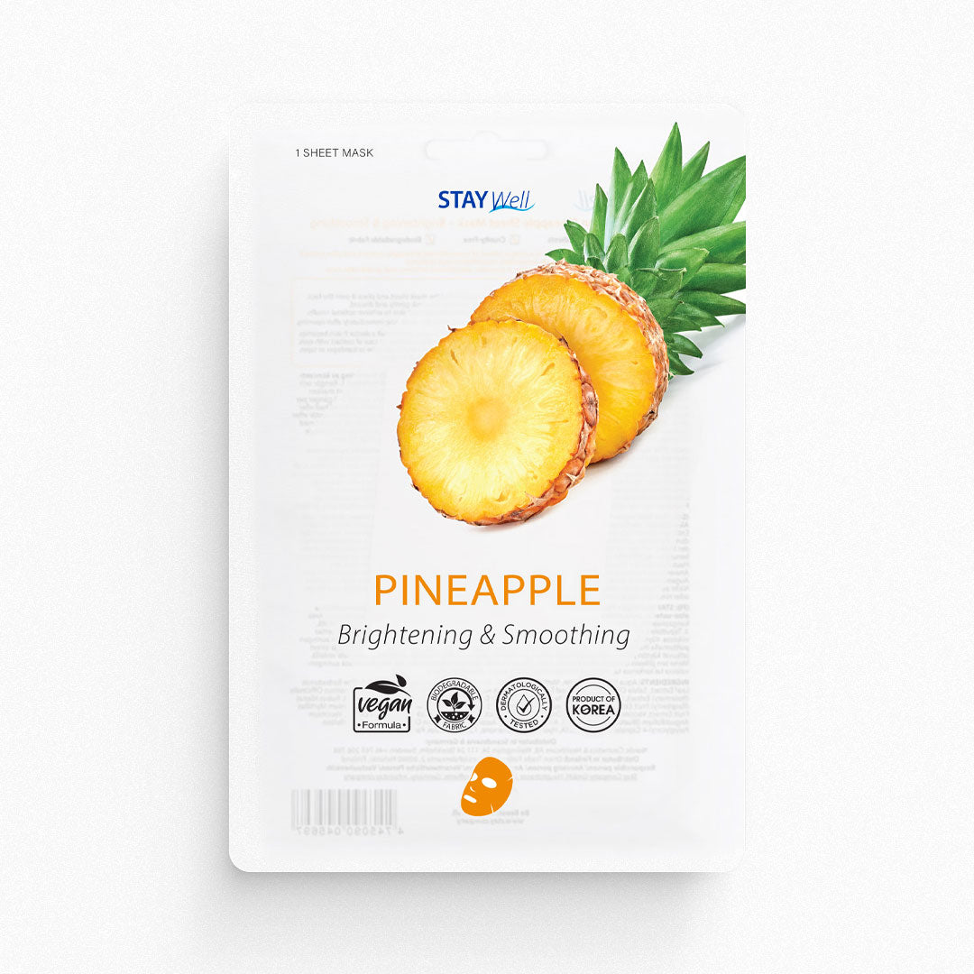 Stay Well] Vegan Sheet Mask Pineapple – Yeppo & Soonsoo