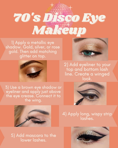 70's Disco Makeup 