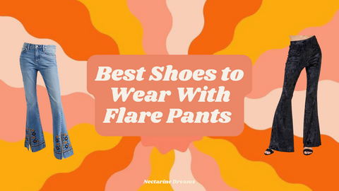 What shoes to wear with flare jeans