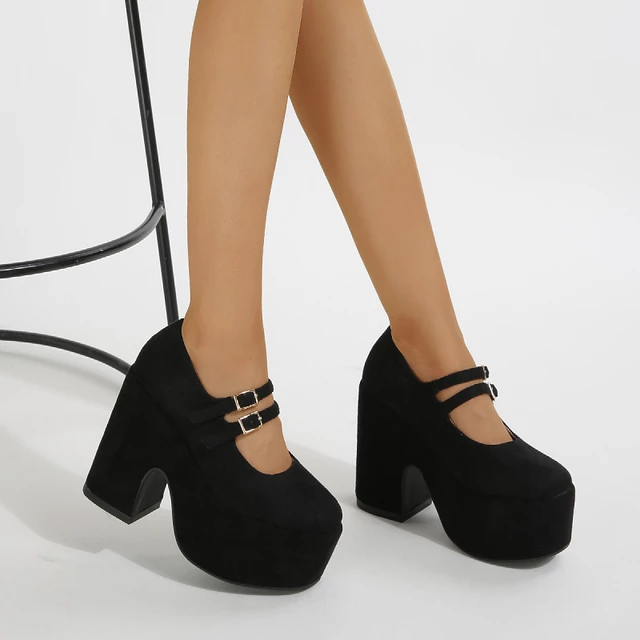 Buy Aquazzura Olie 140 mm Platform Heels | Black Color Women | AJIO LUXE