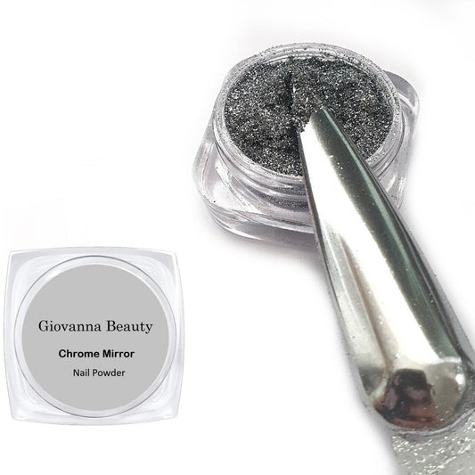 WHITE CHROME NAIL POWDER – Giovanna Beauty