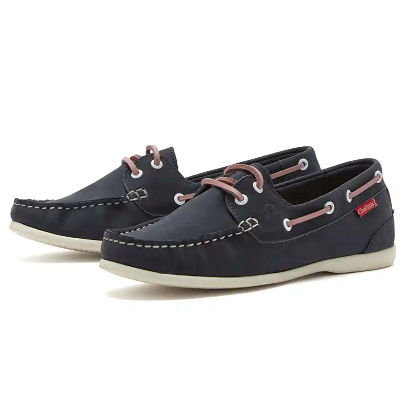 Chatham Penang Lady Women's Deck Shoes Navy/Pink / UK4 - Navy/Pink - Ladies Shoes