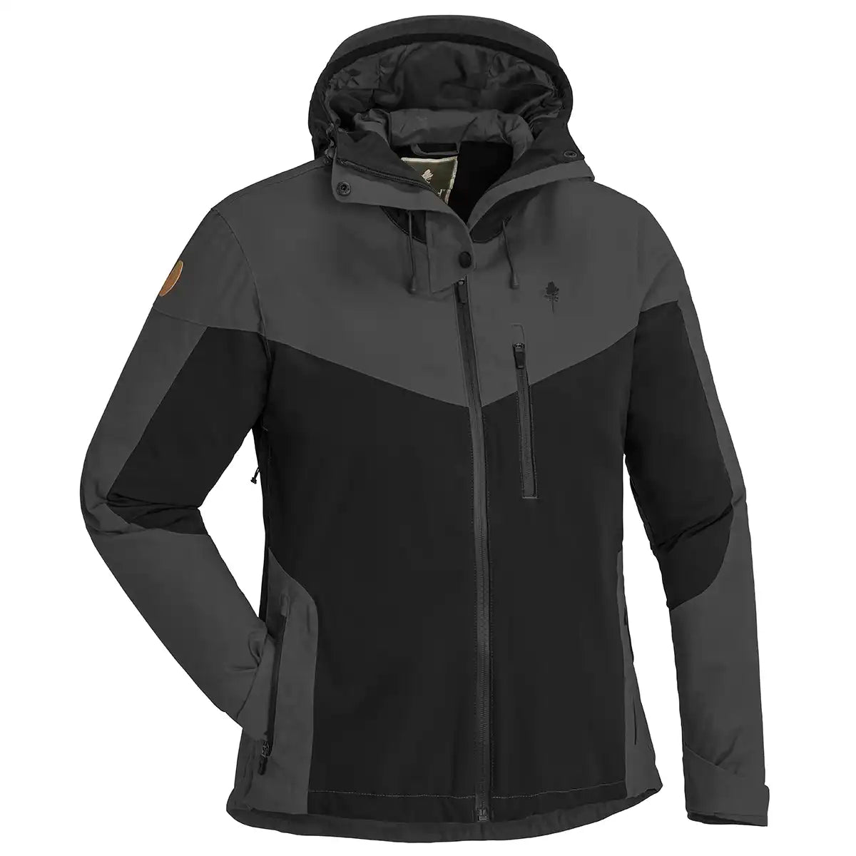 Pinewood Women's Finnveden Hybrid Extreme Jacket Black/Dark Anthracite / XS - UK8 - C34 - Black/Dark Anthracite - Ladies Jackets