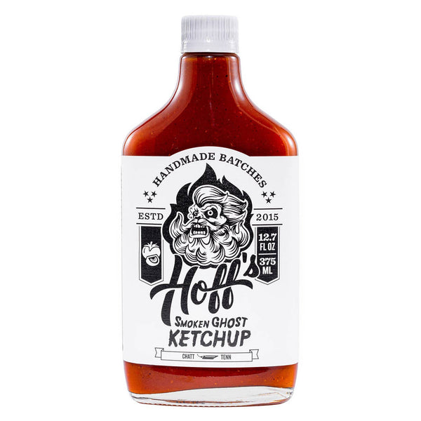 Hoff And Pepper Smoken Ghost Ketchup Hoffs Spicy Ketchup 127oz Light Hill Meats 