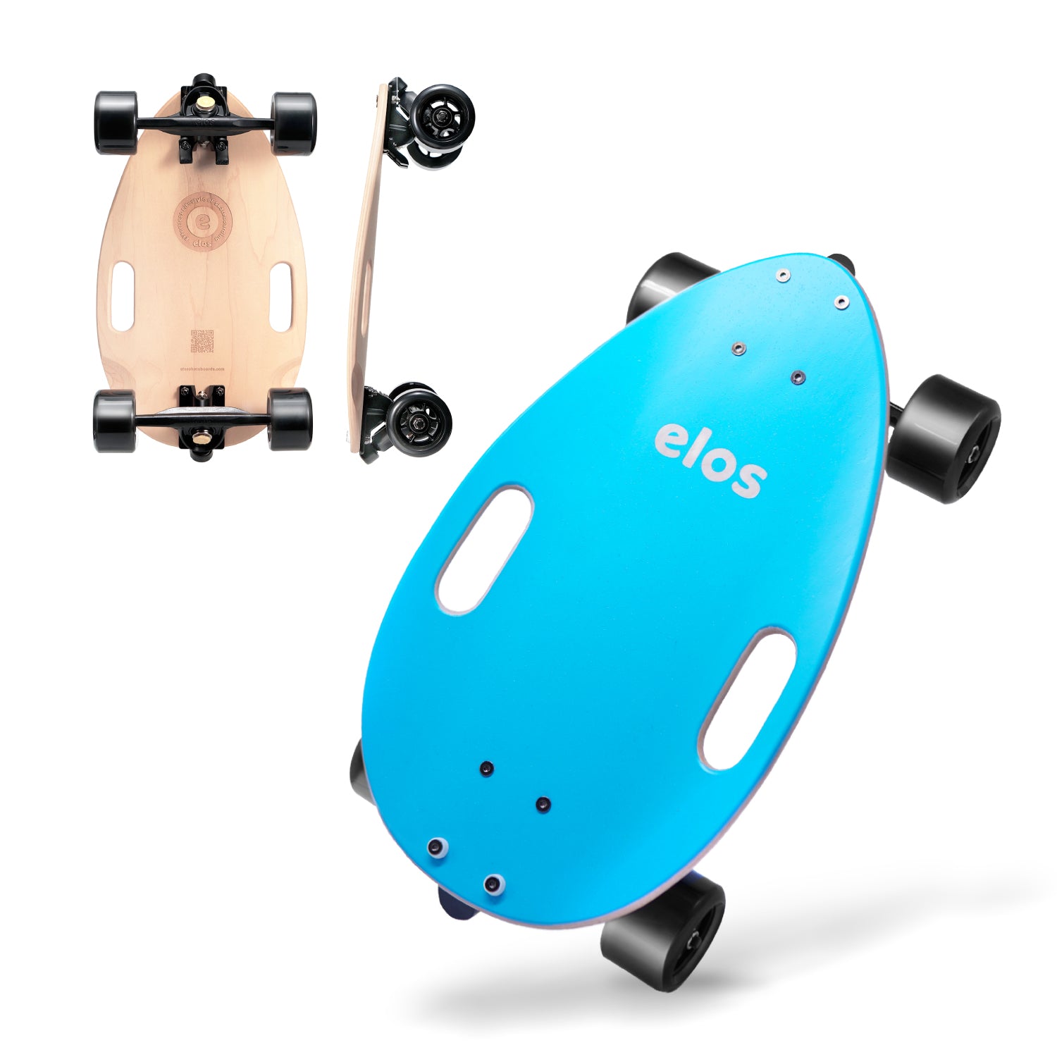 Complete Skateboard - Cruiser board - Elos Blue – Elos Skateboards