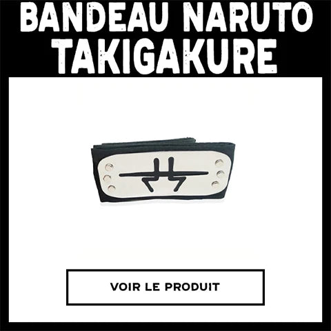 Bandeau Naruto Takigakure barré