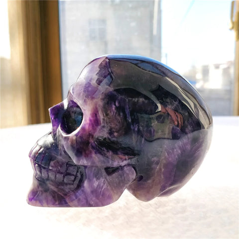 Amethyst Crystal Skull