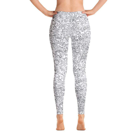 Impossible to stop doodling Leggings – Zoo&co